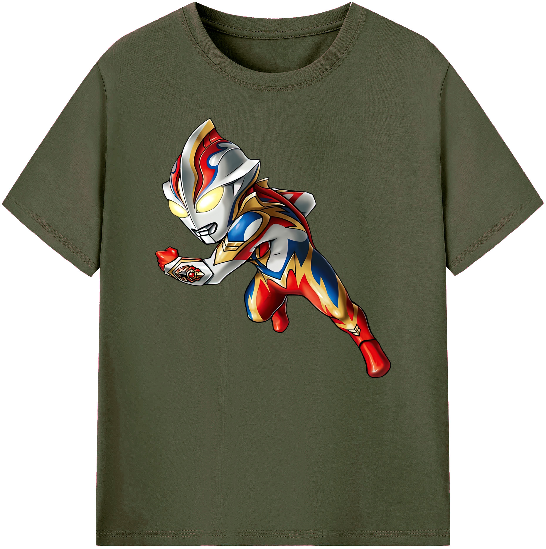 （画像用） ウルトラマン Ultraman 綿100％ メンズ半袖Tシャツ｜肌触りやわらか＆通気性